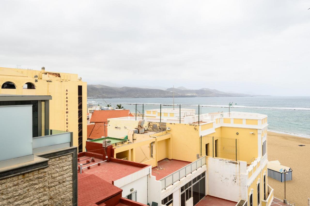 Estudio Con Vistas Al Mar En Las Canteras Las Palmas de Gran Canaria Esterno foto