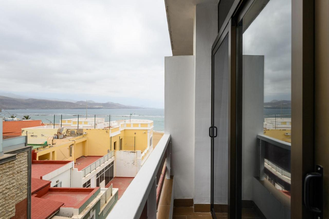 Estudio Con Vistas Al Mar En Las Canteras Las Palmas de Gran Canaria Esterno foto